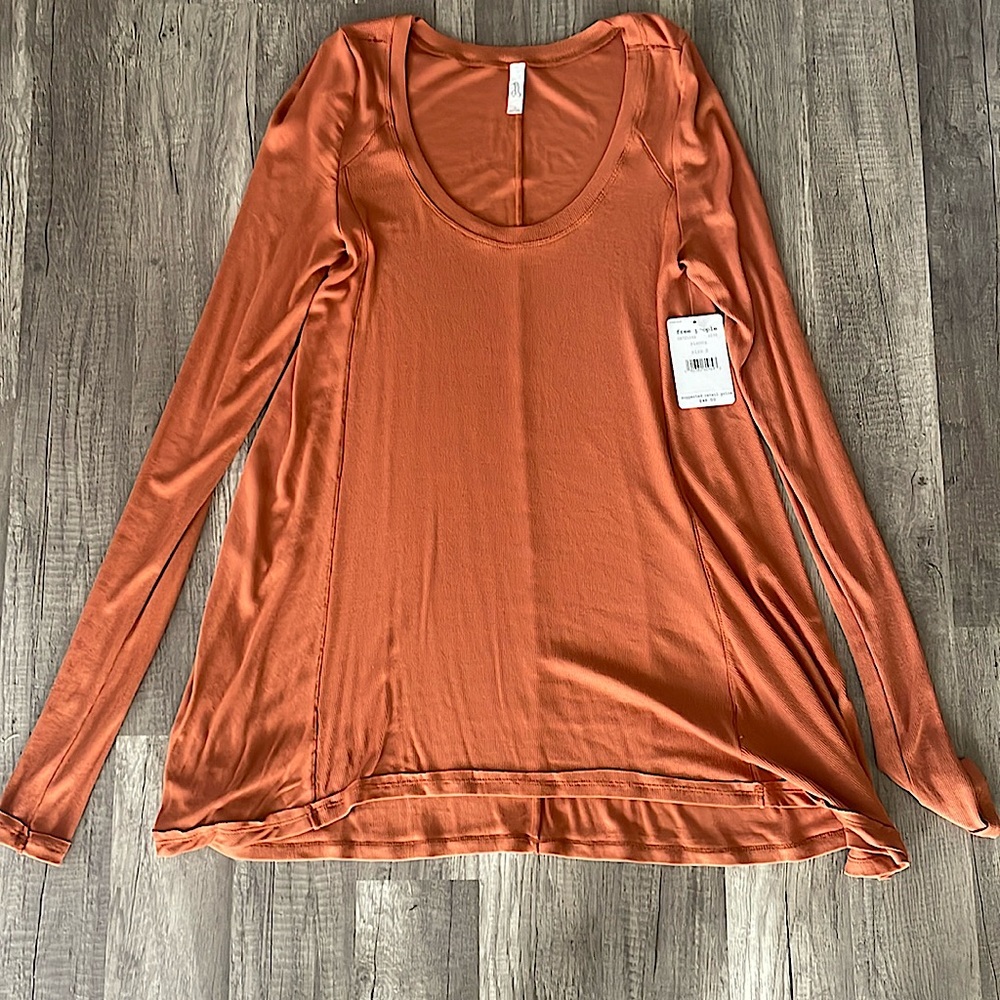 Free People Sienna long sleeve blouse